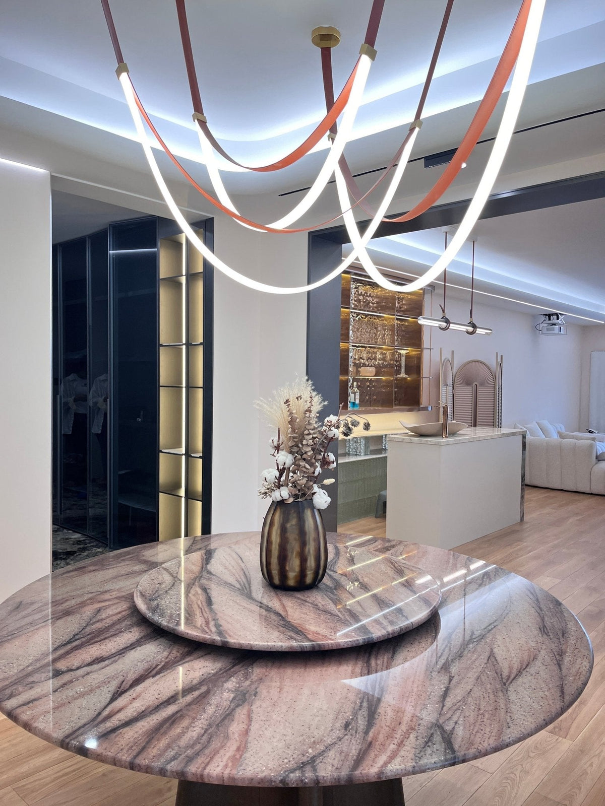 Lunara Strap Chandelier