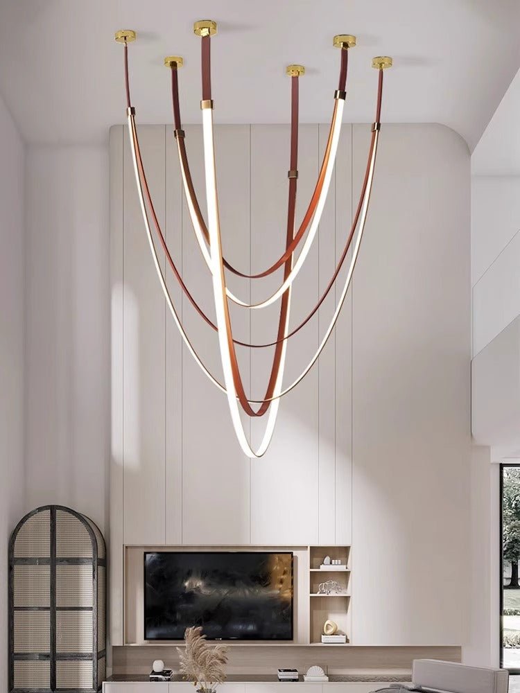Lunara Strap Chandelier