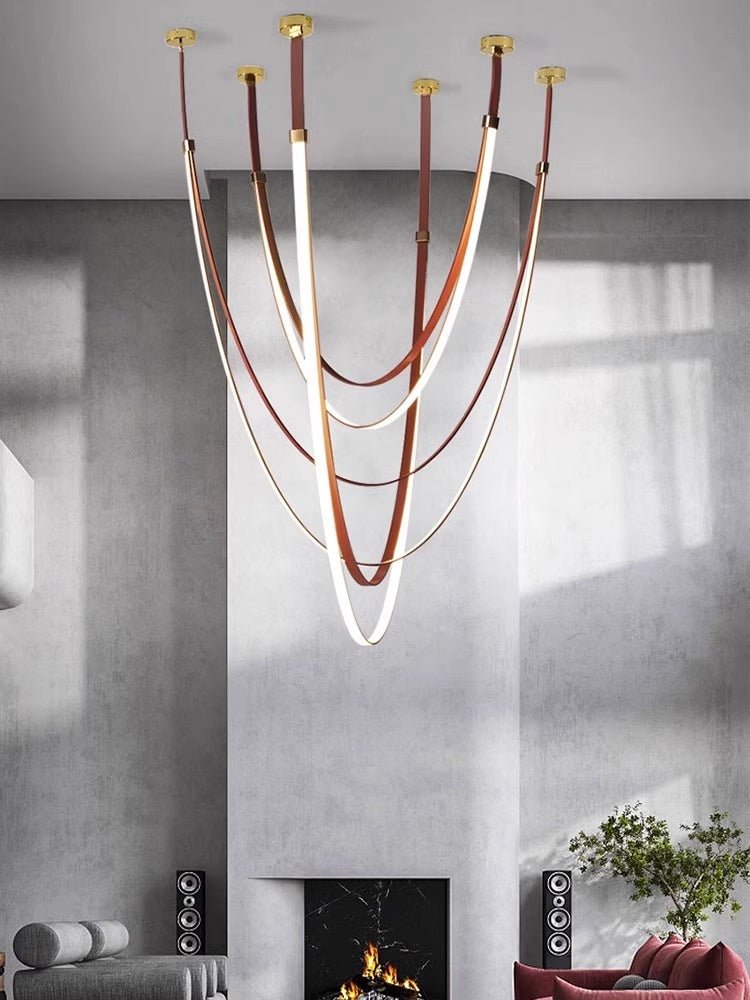 Lunara Strap Chandelier