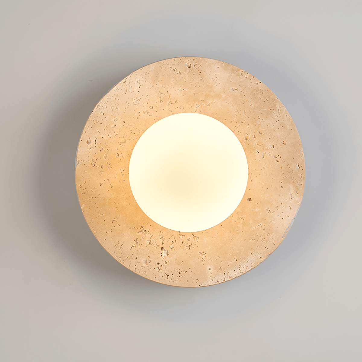 Lunaro Travertine Sconce