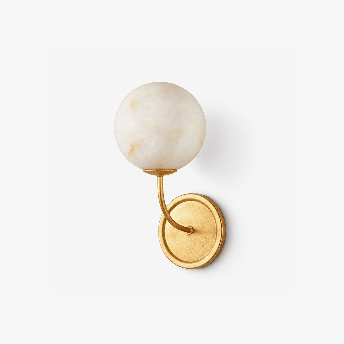 Lunelle Alabaster Globe Wall Sconce
