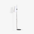 Lupe Floor Lamp Dia 49cm x H 160cm / ∅ 19.3″ x H 63″ / Chrome＆White / US plug Floor lamp