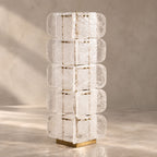 Lush Glass Tower Floor Lamp