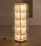 Lush Glass Tower Floor Lamp