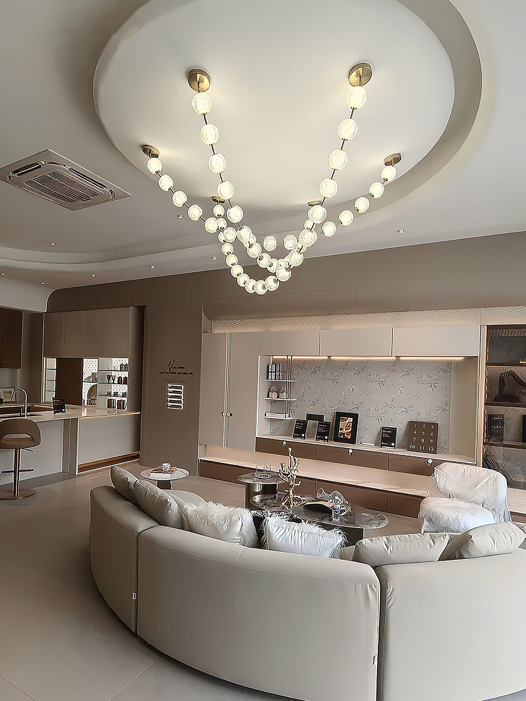 Strand Necklace Chandelier