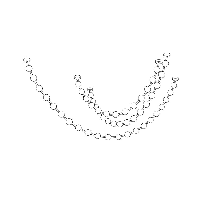 Strand Necklace Chandelier