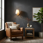 Maellis Alabaster Shade Wall Sconce