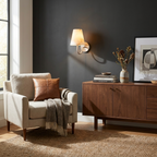 Maellis Alabaster Shade Wall Sconce