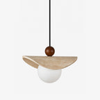 Manta Travertine Bead Pendant Lamp