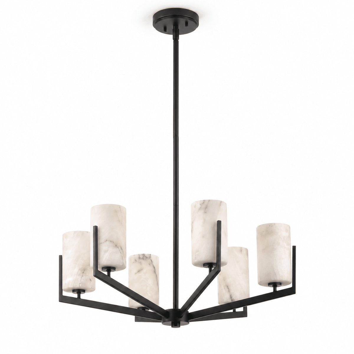 Marlowe Alabaster Star Chandelier