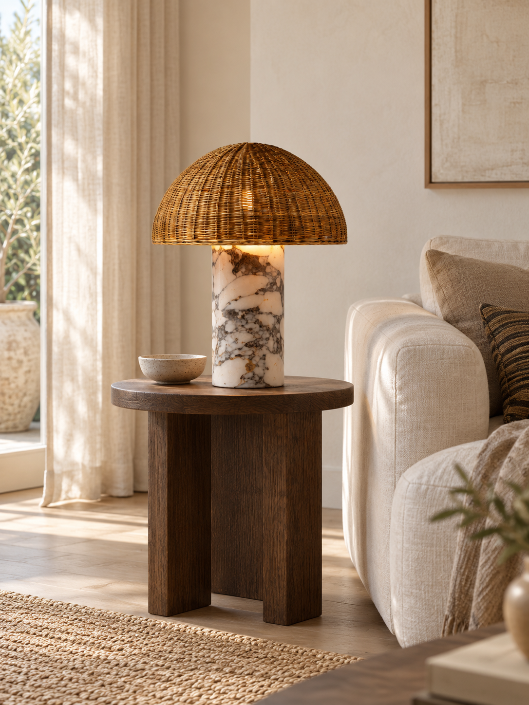 Maroqa Woven Table Lamp