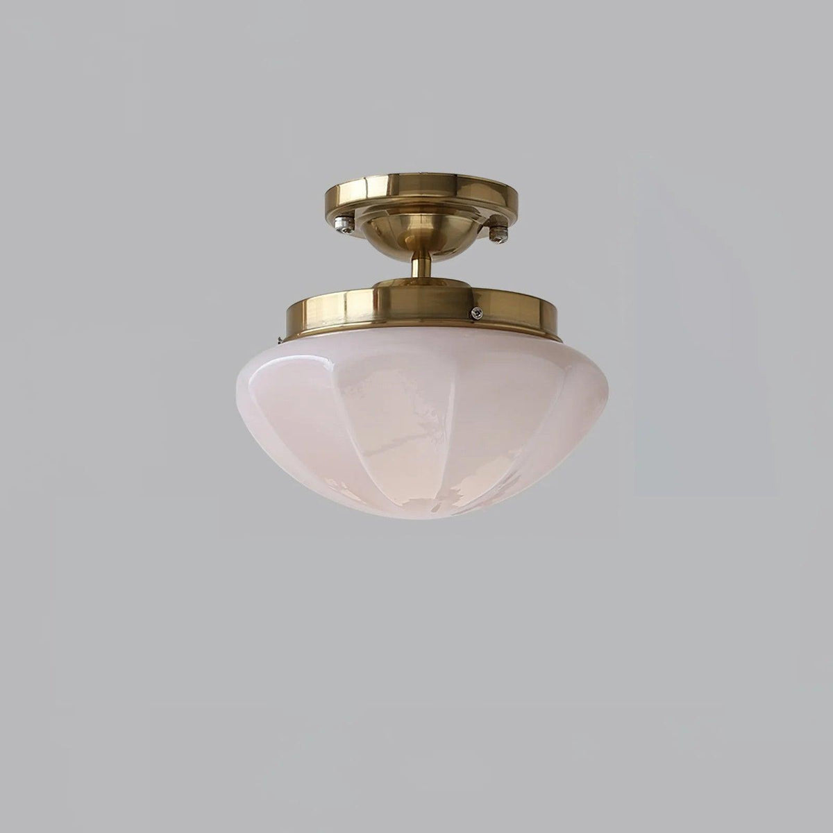 Marta Mini Pendant Lamp ∅ 9.8″ x H 8.7″/ Dia 25cm x H 22cm / Gold / Pink Pendant light