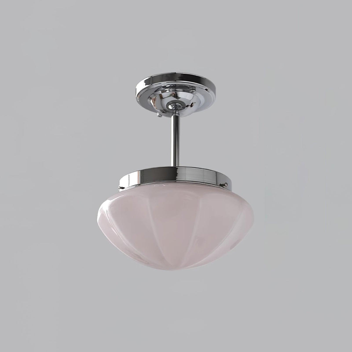 Marta Mini Pendant Lamp ∅ 9.8″ x H 11.8″ / Dia 25cm x H 30cm / Silver / Pink Pendant light