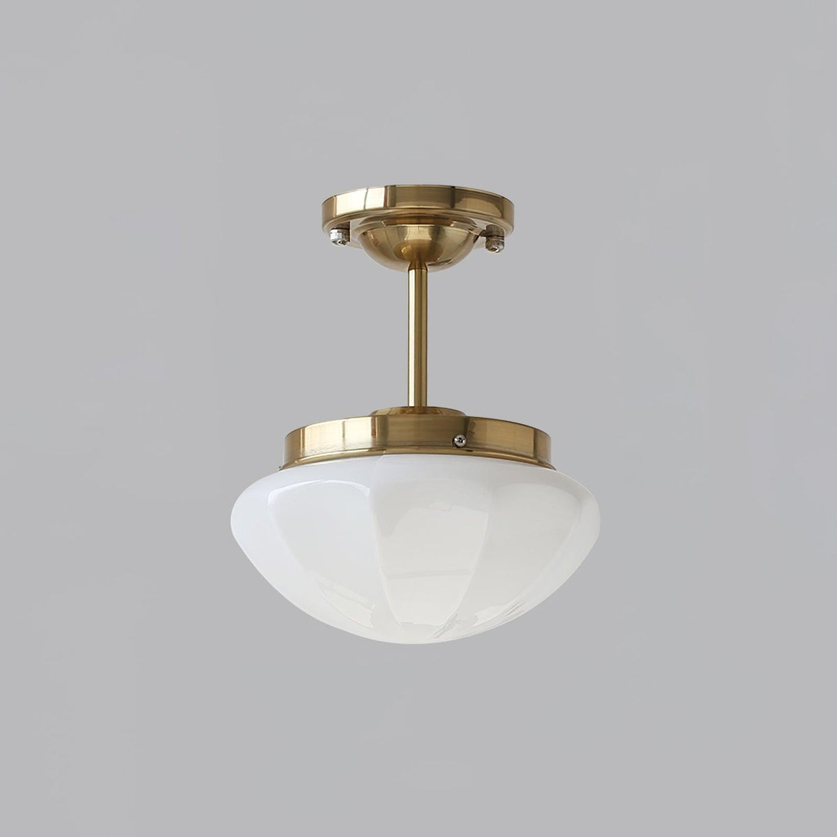Marta Mini Pendant Lamp ∅ 9.8″ x H 11.8″ / Dia 25cm x H 30cm / Gold / White Pendant light