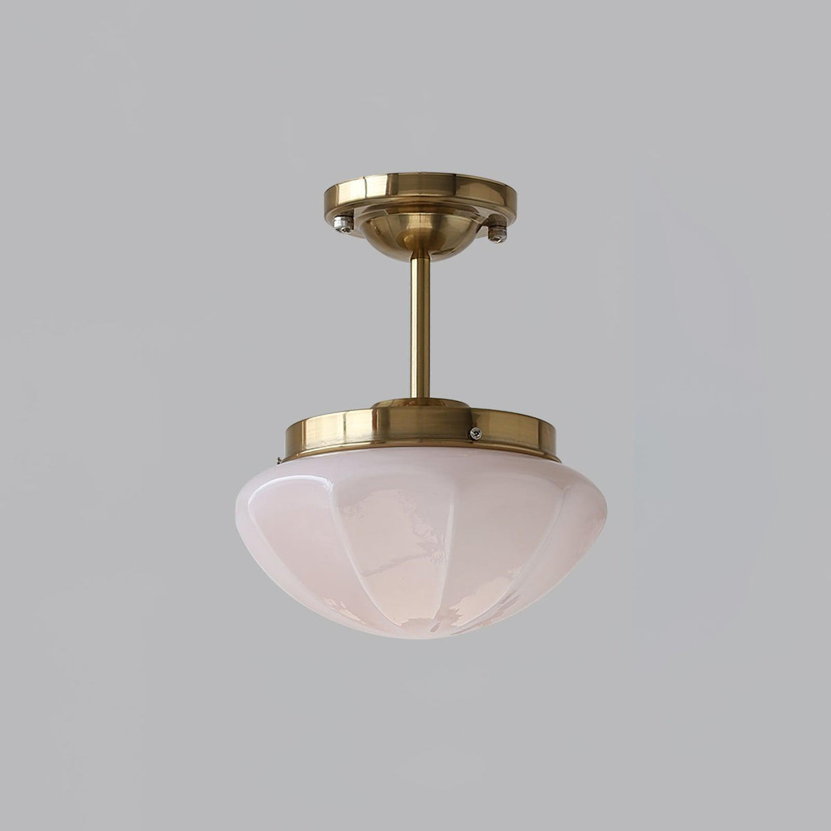 Marta Mini Pendant Lamp ∅ 9.8″ x H 11.8″ / Dia 25cm x H 30cm / Gold / Pink Pendant light