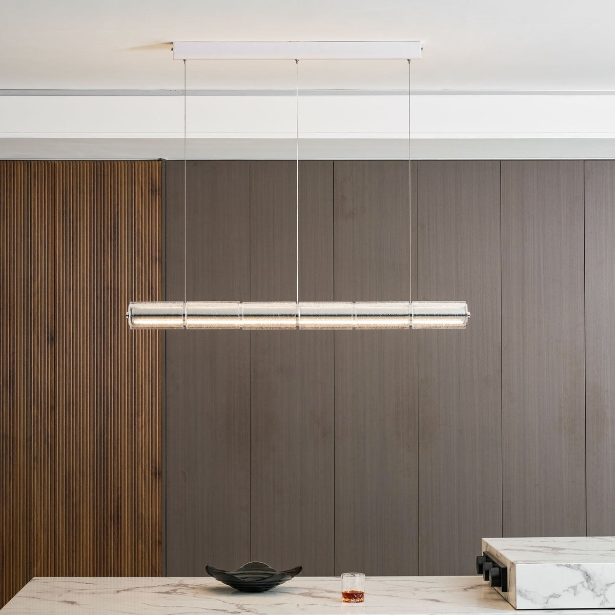 Mcdade Segmented Glass Chandelier