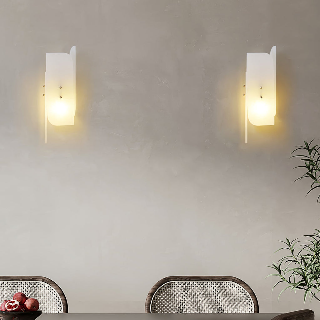 Megalith Alabaster Wall Light