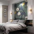 Oblong Alabaster Plug-in Wall Sconce