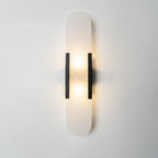Oblong Alabaster Wall Sconce