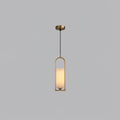Melange Small Pendant Light Φ 5.1″ x H 19.9″ / Dia 13cm x H 43cm / Brass + White Pendant light