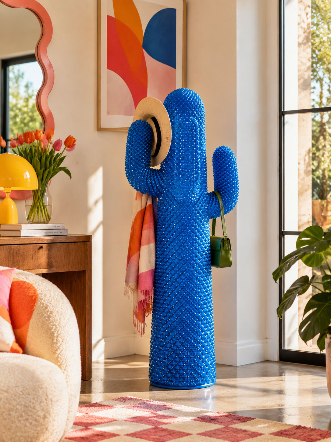 Mello Sculptural Cactus Coat Rack