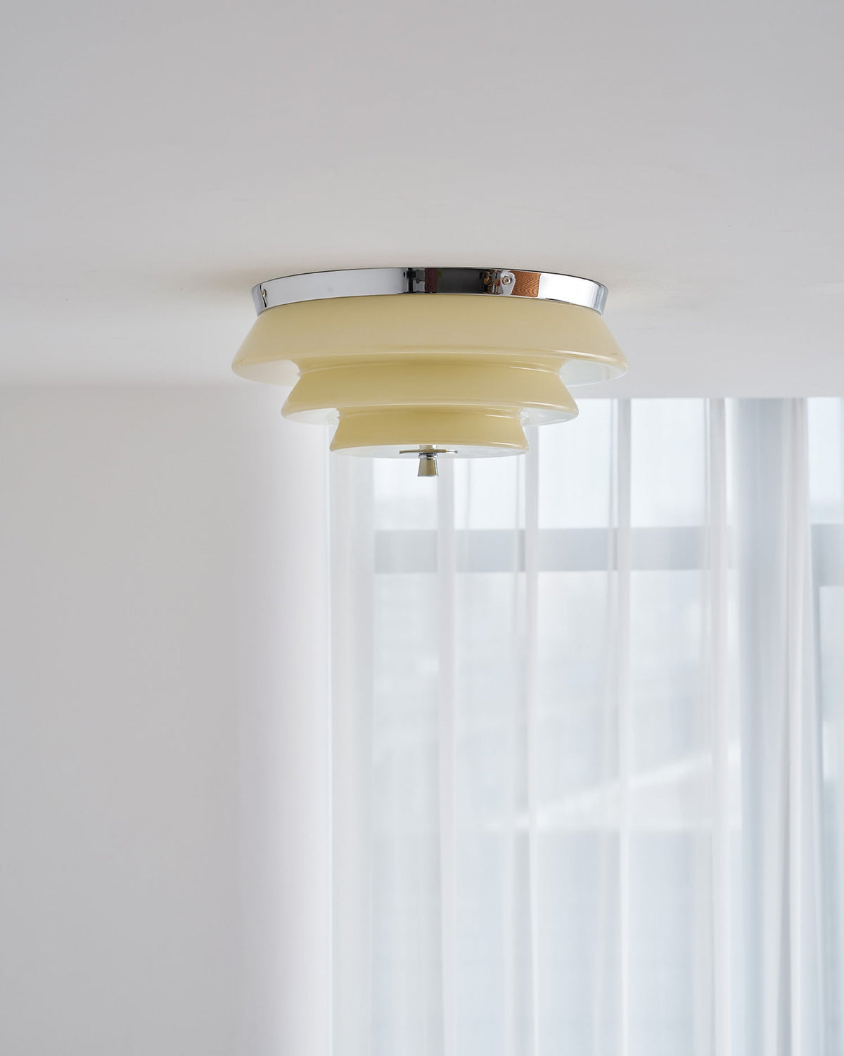 Tiered Glass  Ceiling Light