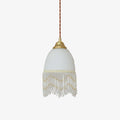 Mesh Tassel Glass Pendant Light