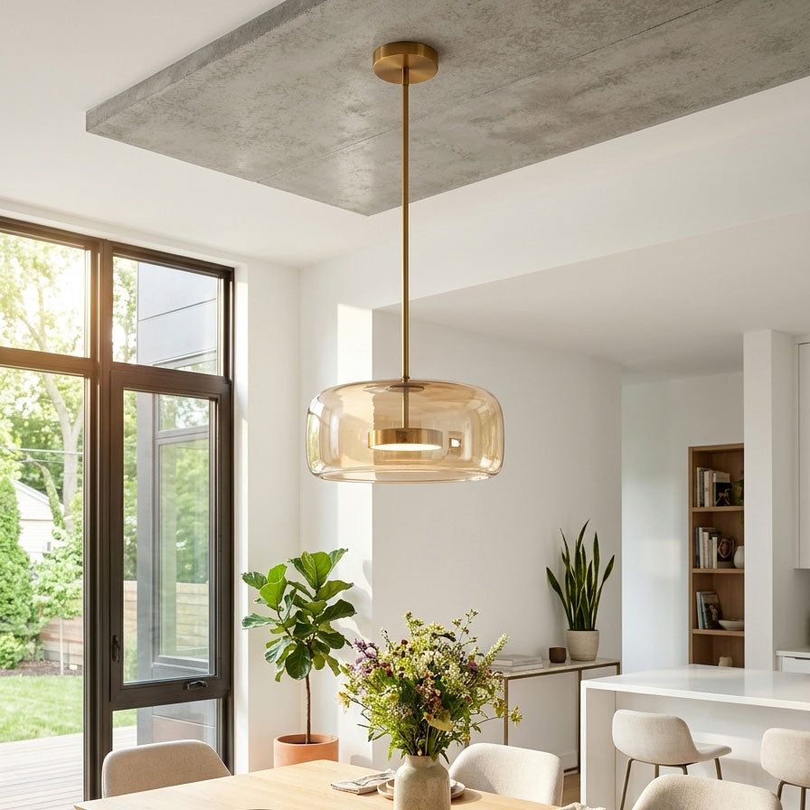 Metro Sphere Glass Pendant Lamp