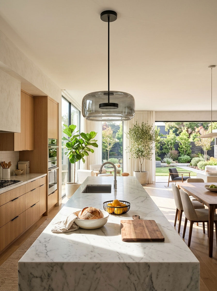 Metro Sphere Glass Pendant Lamp