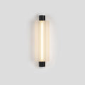 Metropol Wall Lamp ? 4.8″ x H 15″ / Dia 11cm x H 38cm / Black & Frosted White / Warm Light Wall lamp