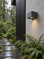 Micro-Cement Outdoor Wall Sconce