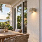 Micro-Cement Outdoor Wall Sconce