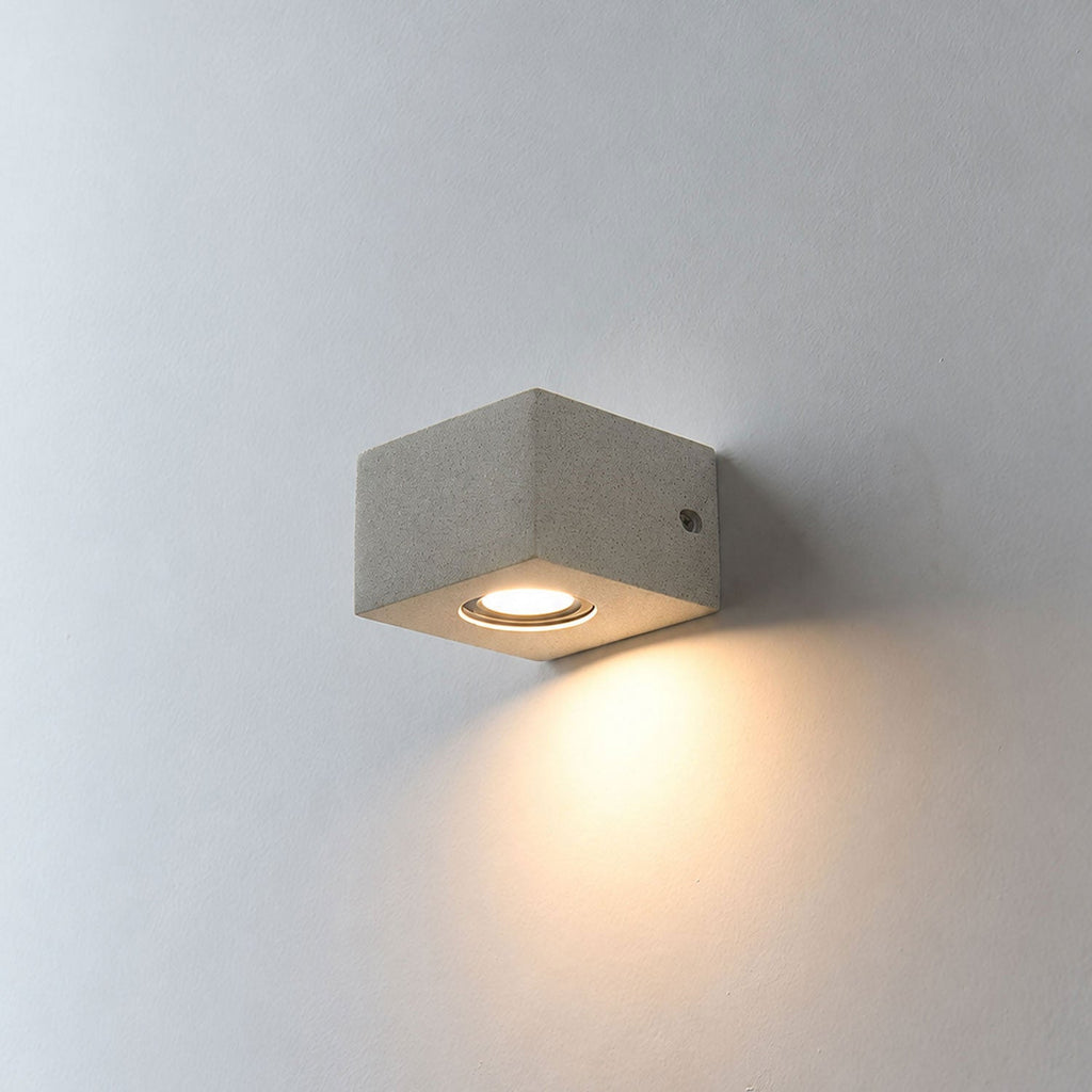 Micro-Cement Outdoor Wall Sconce