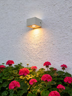 Micro-Cement Outdoor Wall Sconce