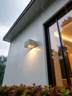 Micro-Cement Outdoor Wall Sconce