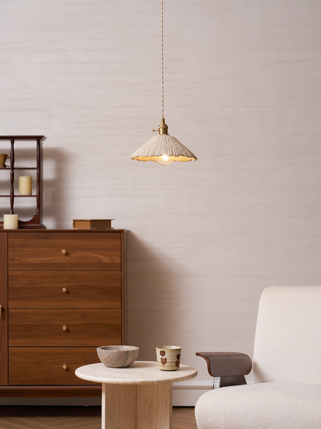 Microcement Pendant Lamp