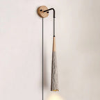 Microcement Plug-in Wall Lamp