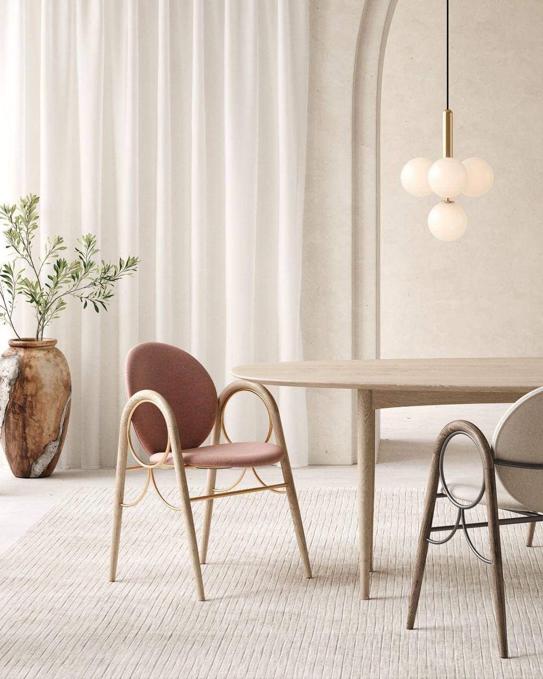 Miira Brass Pendant Swag Light Pendant light