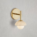 Milo Alabaster Double Wall Light