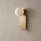 Mira Alabaster Globe Wall Sconce