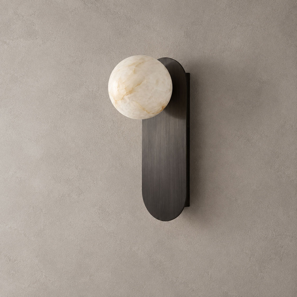 Mira Alabaster Globe Wall Sconce