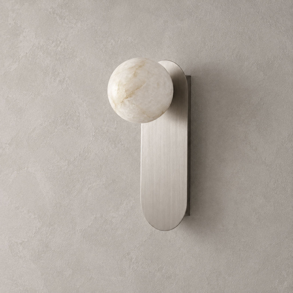 Mira Alabaster Globe Wall Sconce