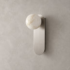 Mira Alabaster Globe Wall Sconce