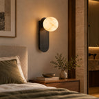 Mira Alabaster Globe Wall Sconce
