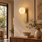Mira Alabaster Globe Wall Sconce