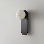 Mira Alabaster Globe Wall Sconce