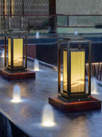 Square Cage Outdoor Light