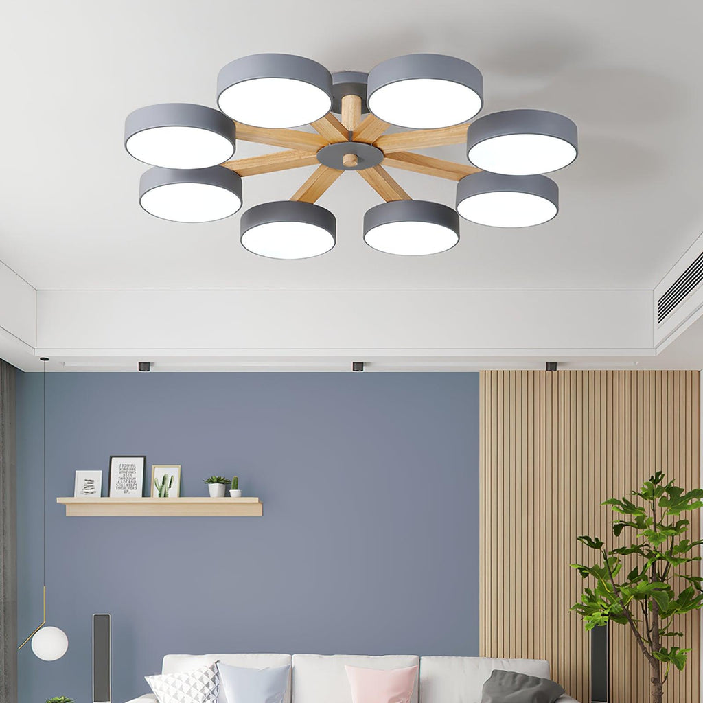 Modern Multi Stem Chandelier Chandelier