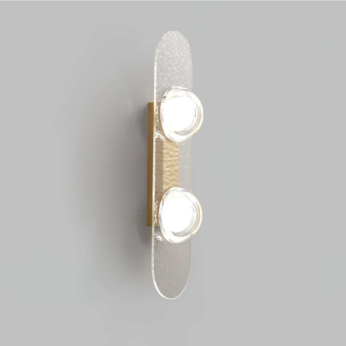 Modulo Brass Wall Light ∅ 4.7″ x H 18.9″ / Dia 12cm x H 48cm / Brass / 1 Piece Wall lamp