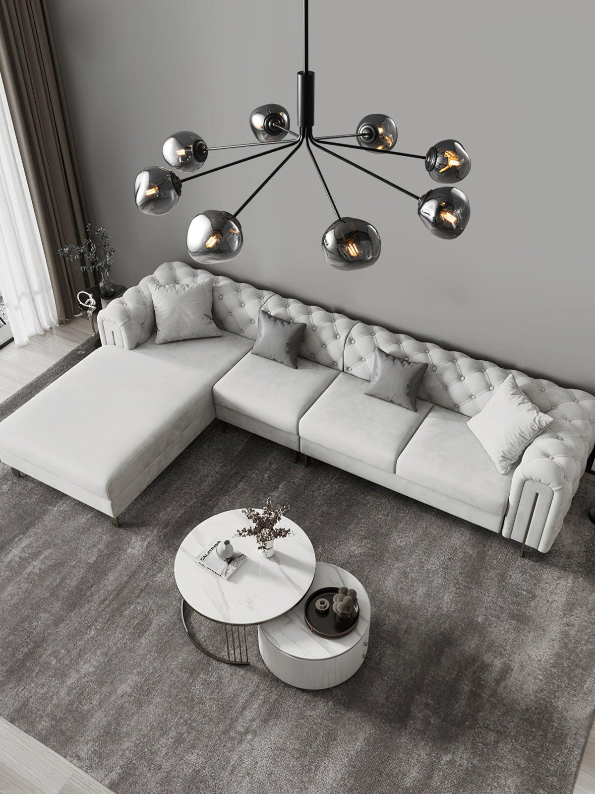 Molecular Glass Chandelier Chandelier